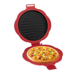 Microondas Horno con parrilla doble Sartén Asar carne y pescado de forma sencilla y rápida
