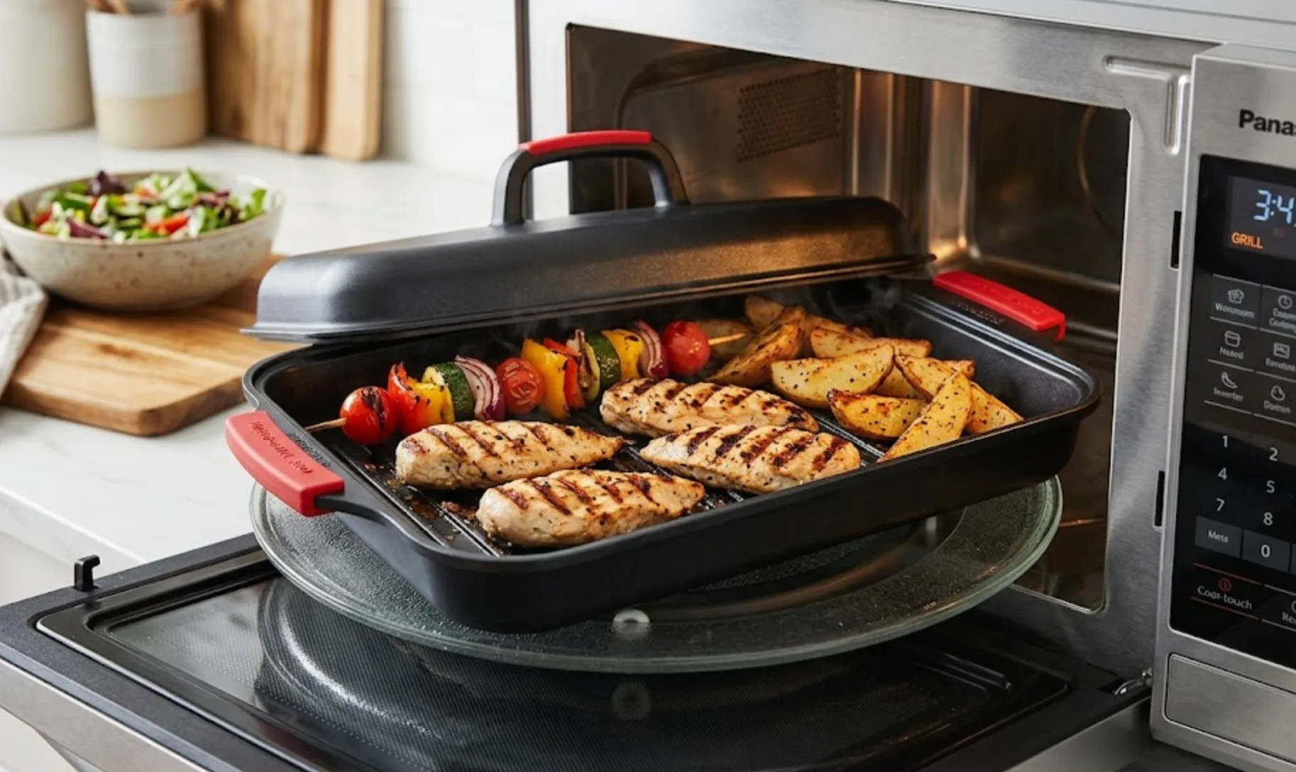 Non-Stick Microwave Grill Pans